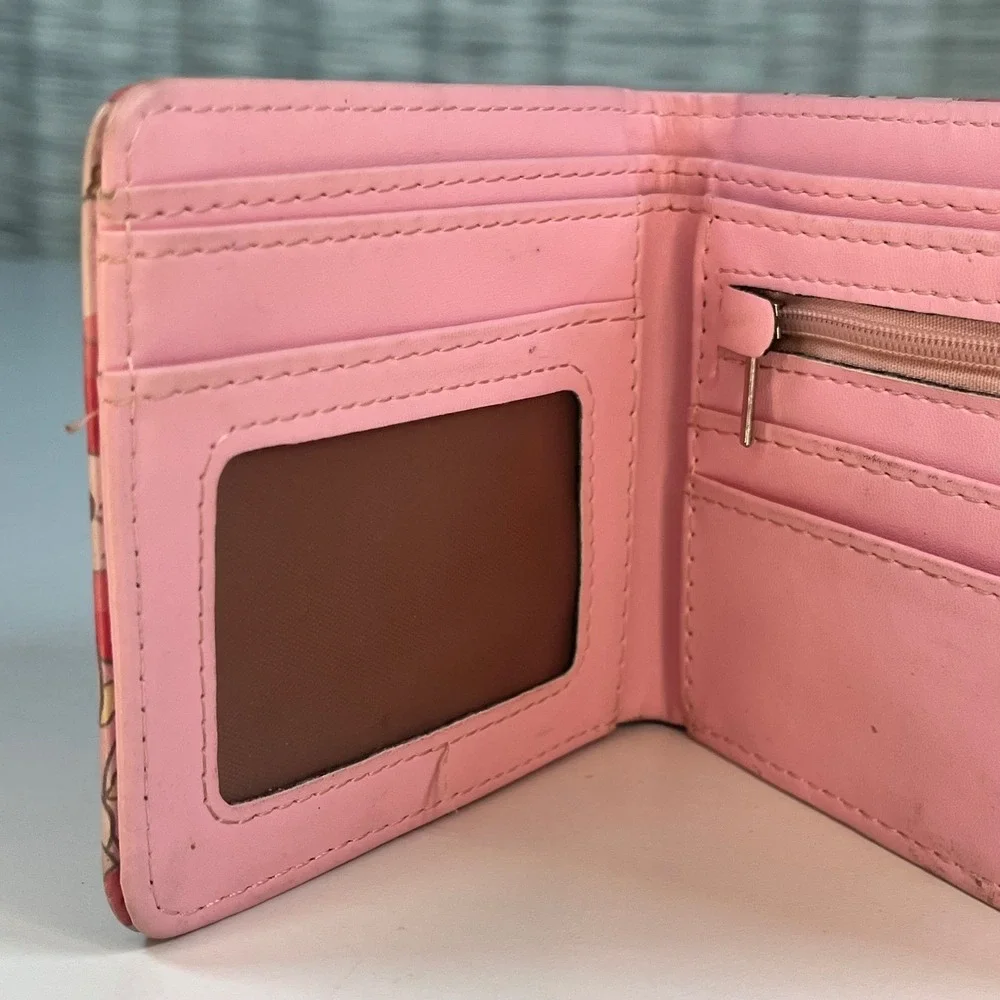 Nintendo Kirby Bifold Wallet Pink Unisex OS Good All Over Print Sweets Anime
